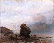 Gustave Courbet Isolated Rock oil painting artist